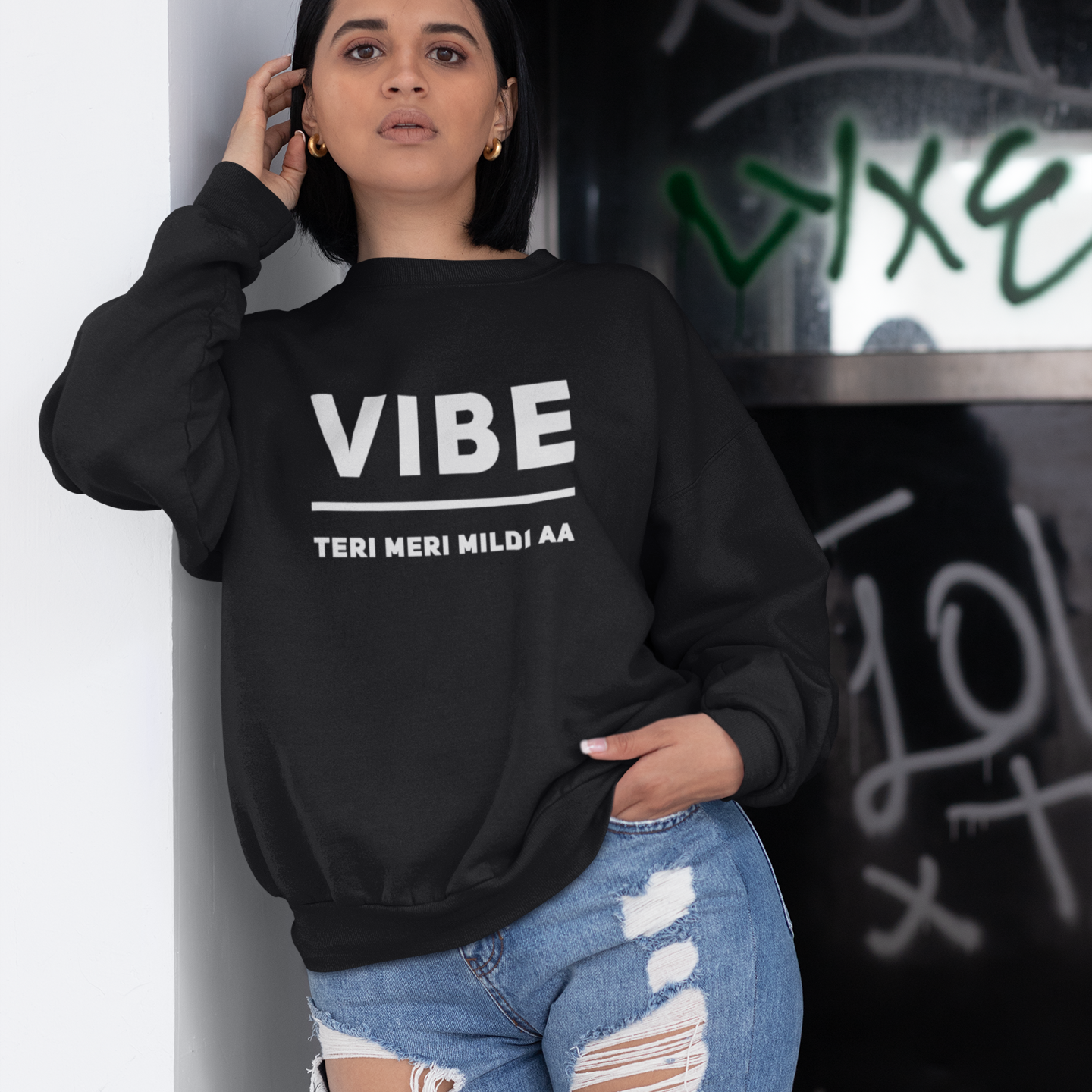 Vibe Teri Meri Mildi Aa Unisex Sweatshirt - Various Colours