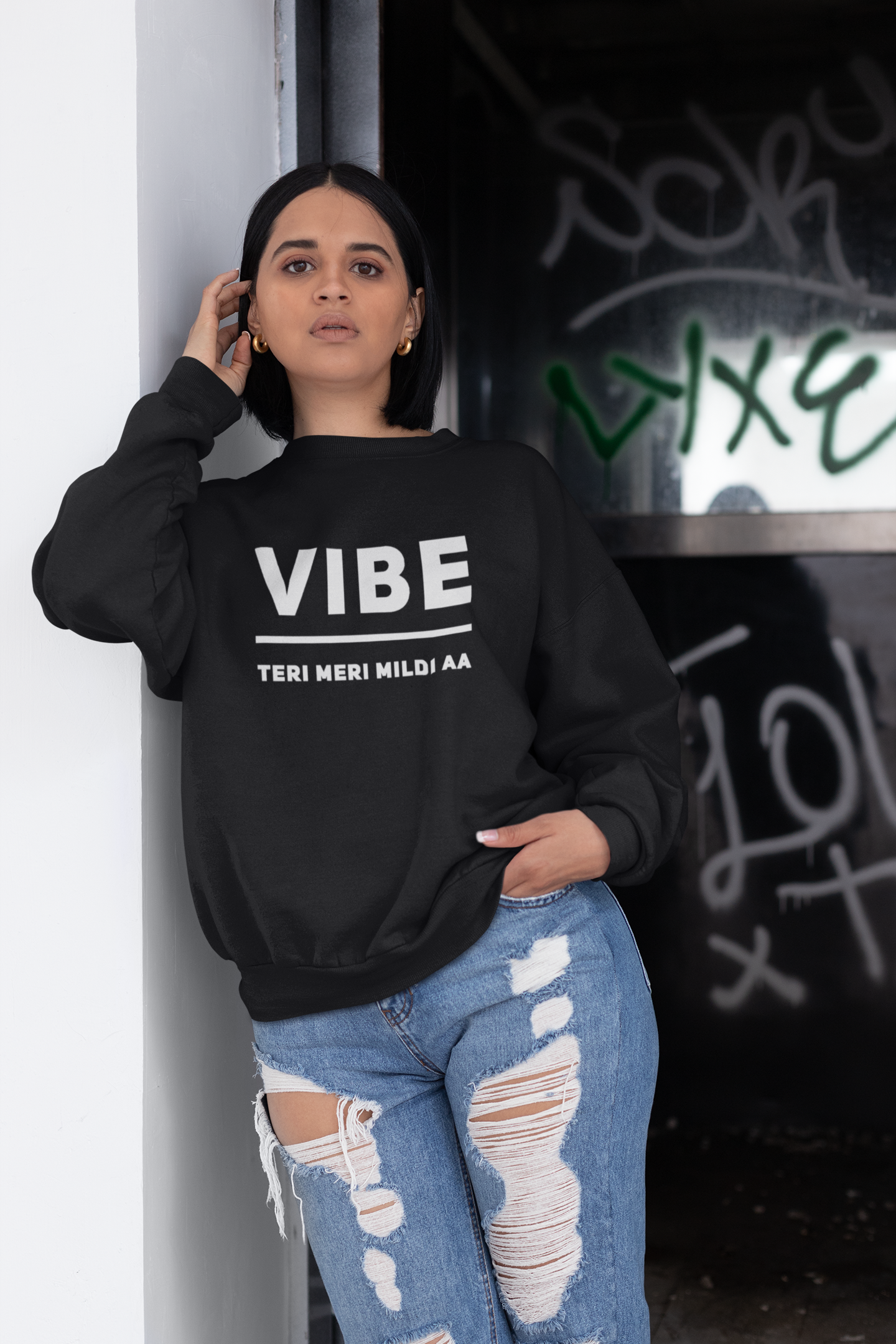 Vibe Teri Meri Mildi Aa Unisex Sweatshirt - Various Colours