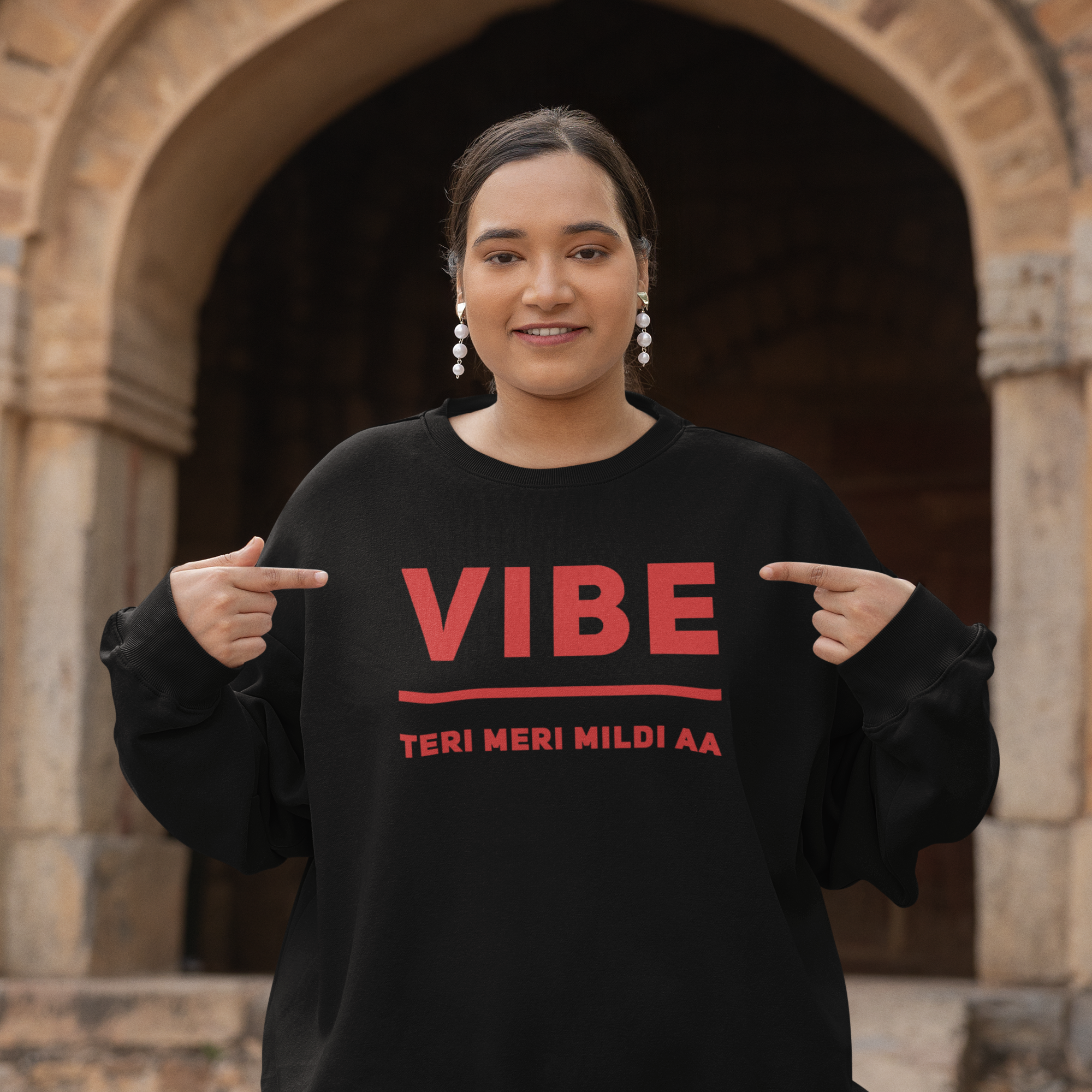 Vibe Teri Meri Mildi Aa Unisex Sweatshirt - Various Colours