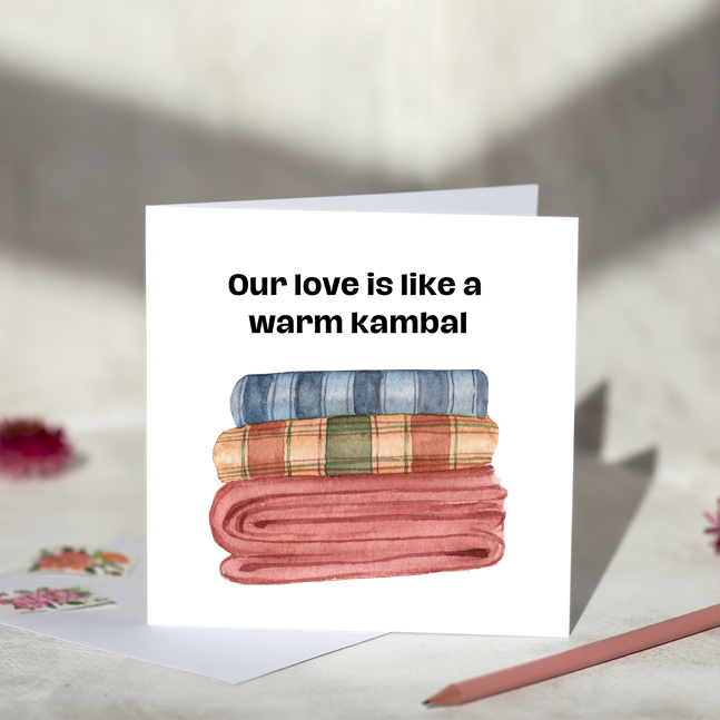 Warm Kambal Love Card