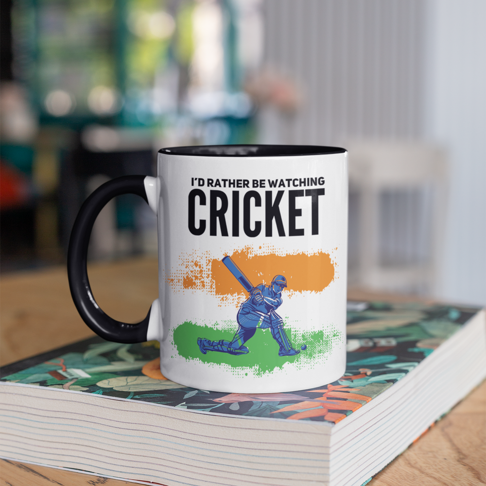 
                      
                        Watching Cricket India Mug
                      
                    