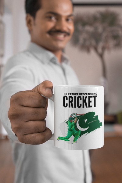 Watching Cricket Pakistan Mug