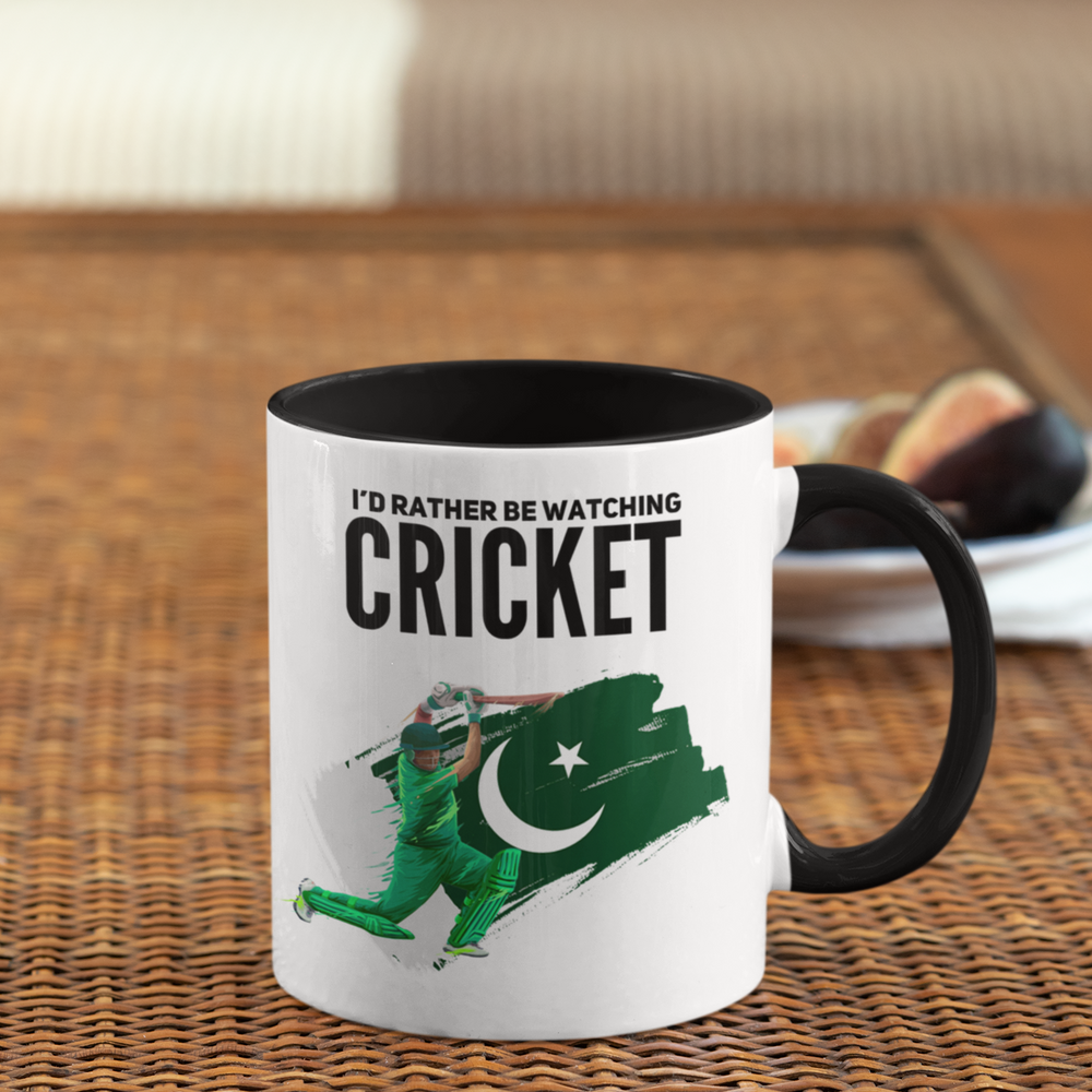 
                      
                        Watching Cricket Pakistan Mug
                      
                    