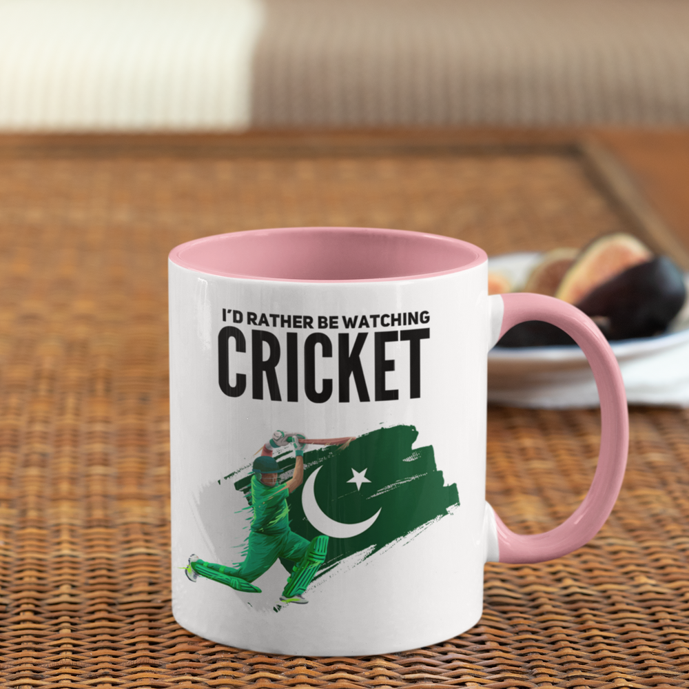 
                      
                        Watching Cricket Pakistan Mug
                      
                    