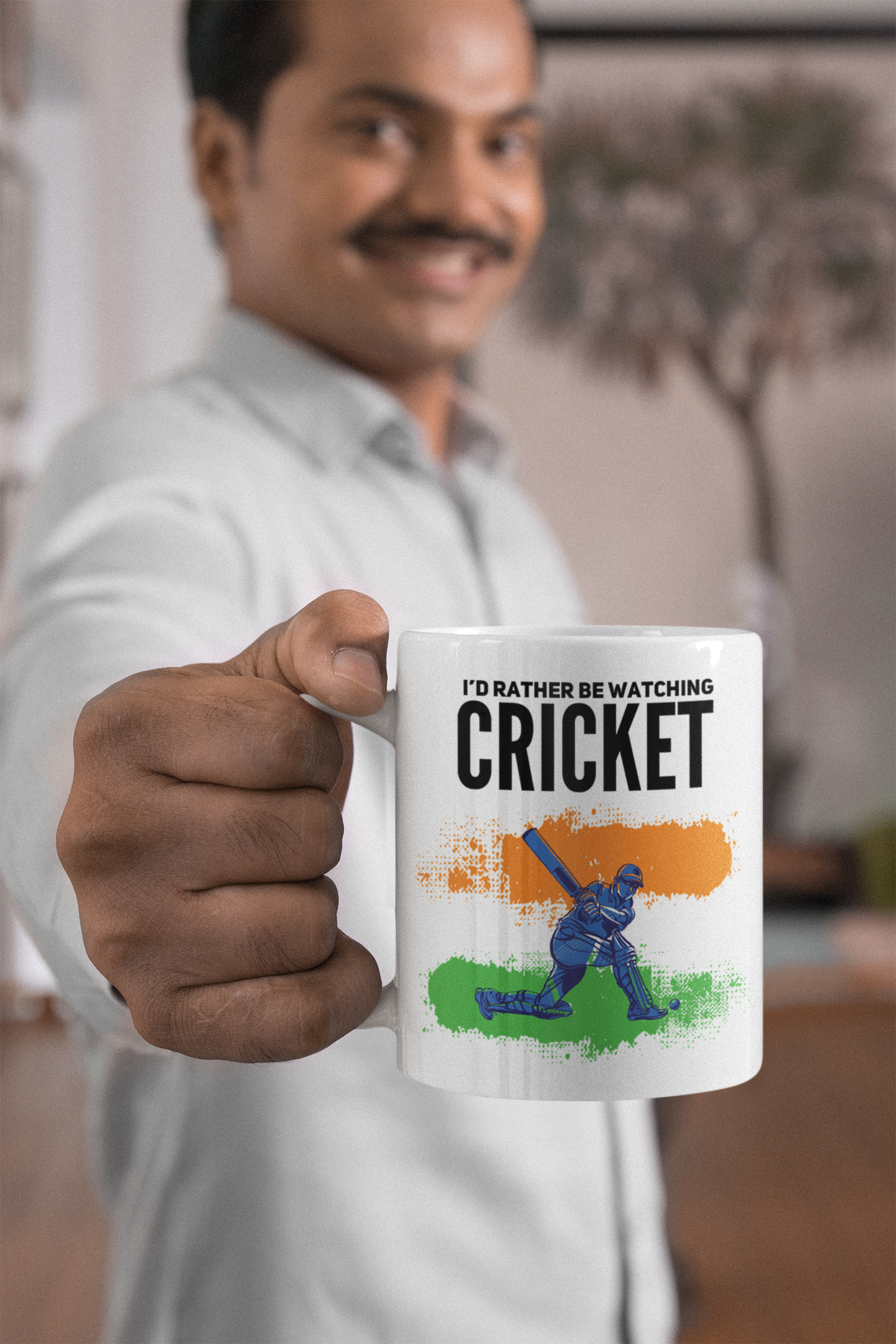 Watching Cricket India Mug