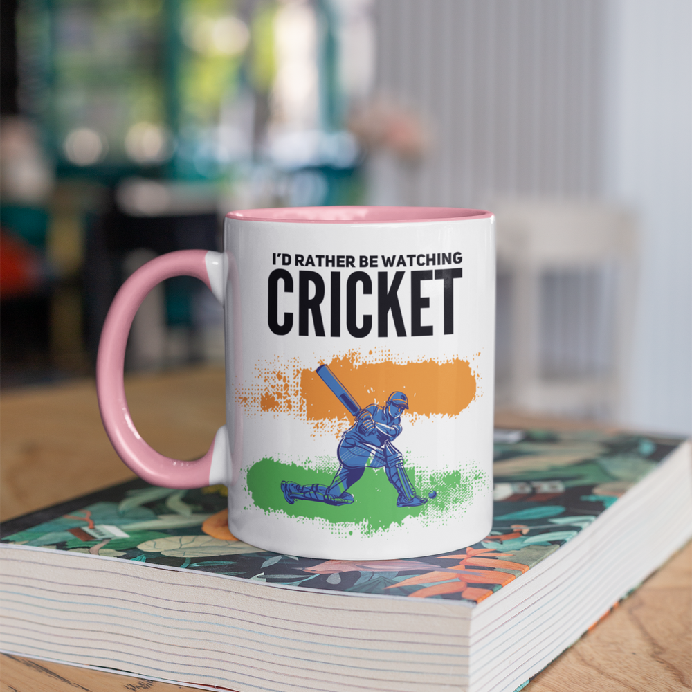 
                      
                        Watching Cricket India Mug
                      
                    