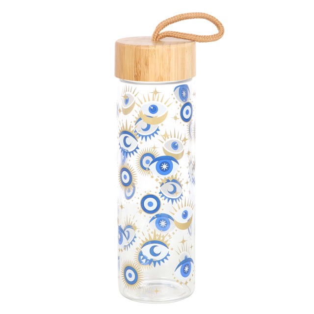 
                      
                        Evil Eye Reusable Glass Water Bottle
                      
                    