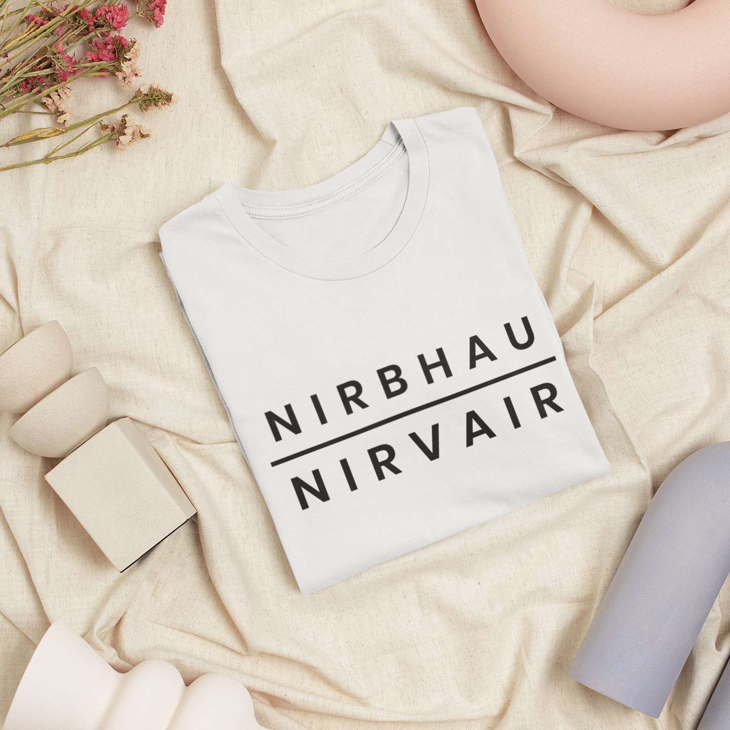 BASIC ESSENTIALS: Nirbhau Nirvair Unisex Tee- Various Colours