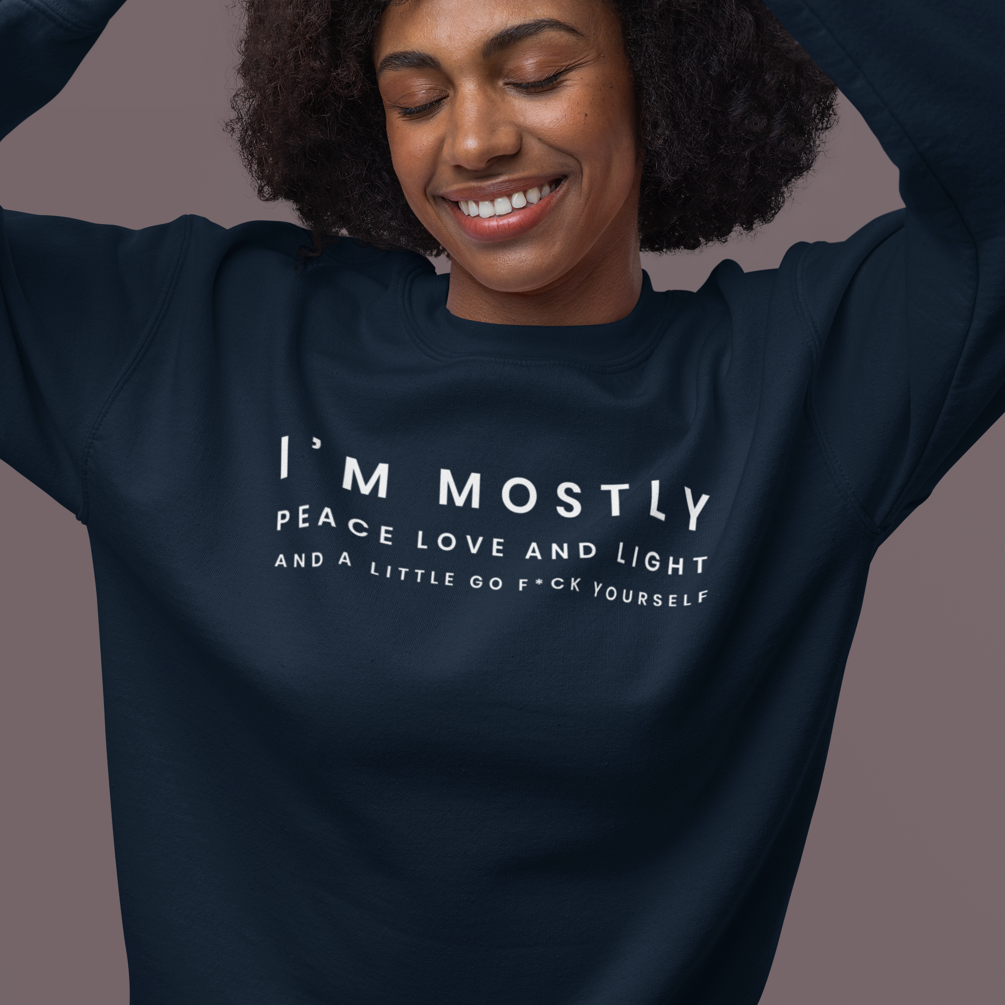 Sale Peace & Love Sweatshirt