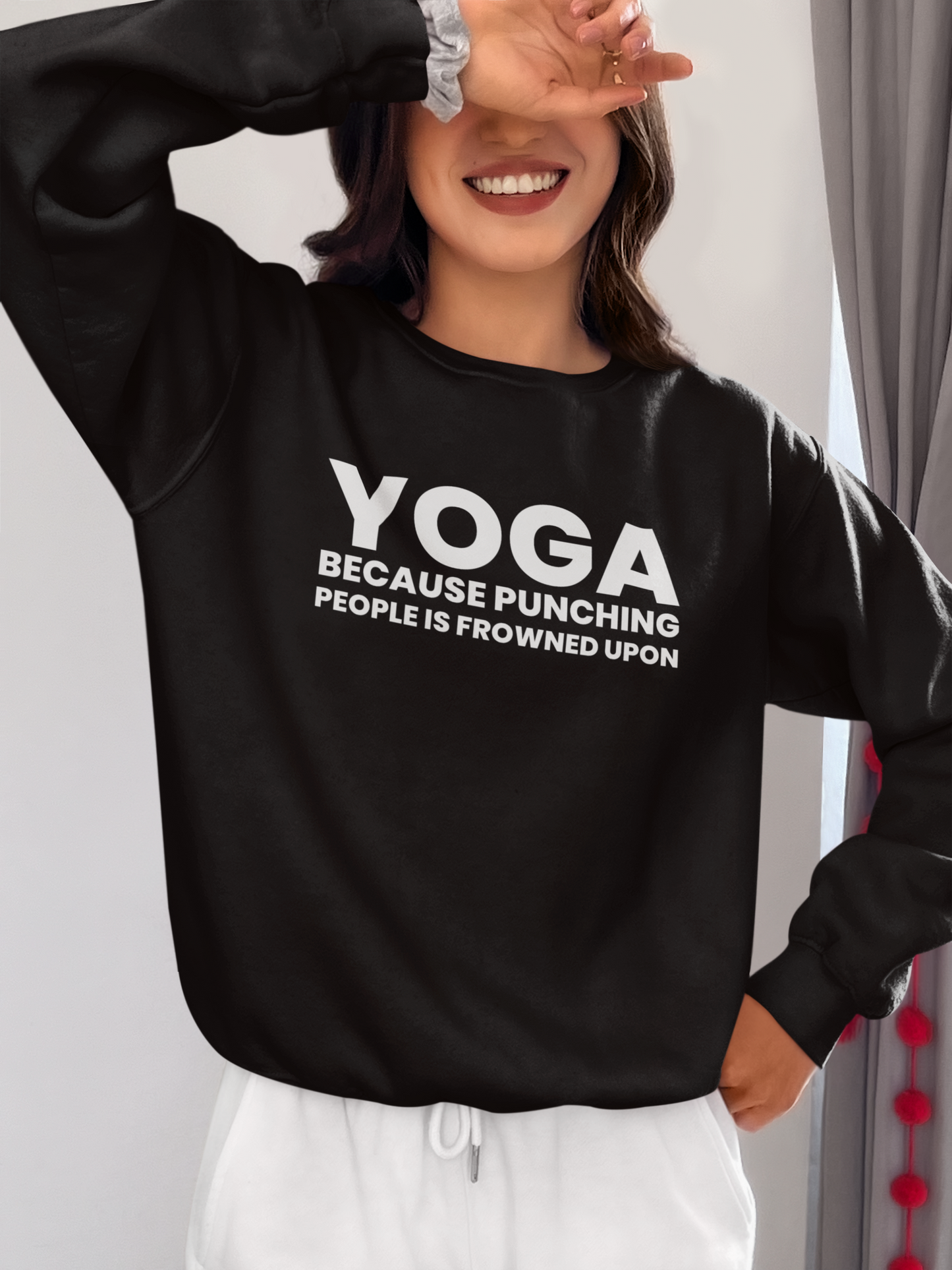 
                  
                    Yoga Punching People Sweatshirt - Various Colours
                  
                