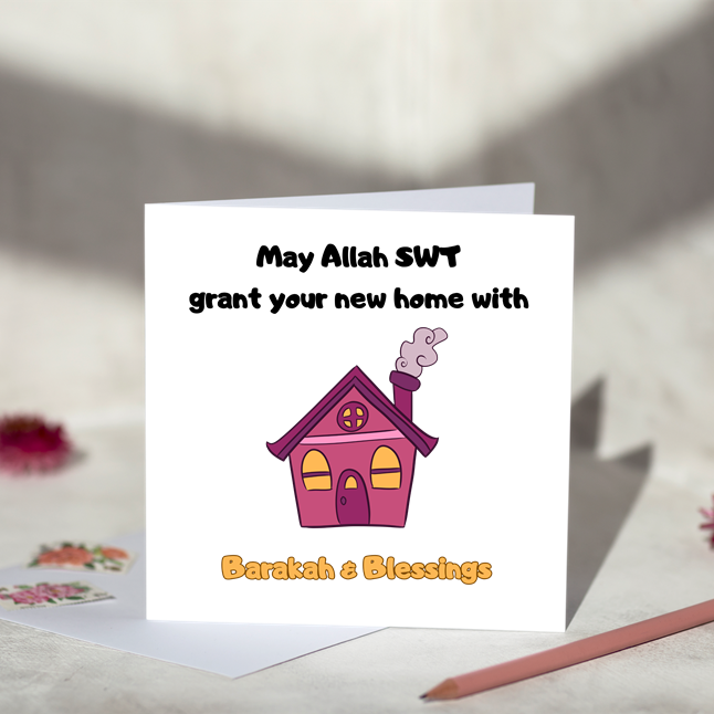 Barakah and Blessings New Home Greeting Card