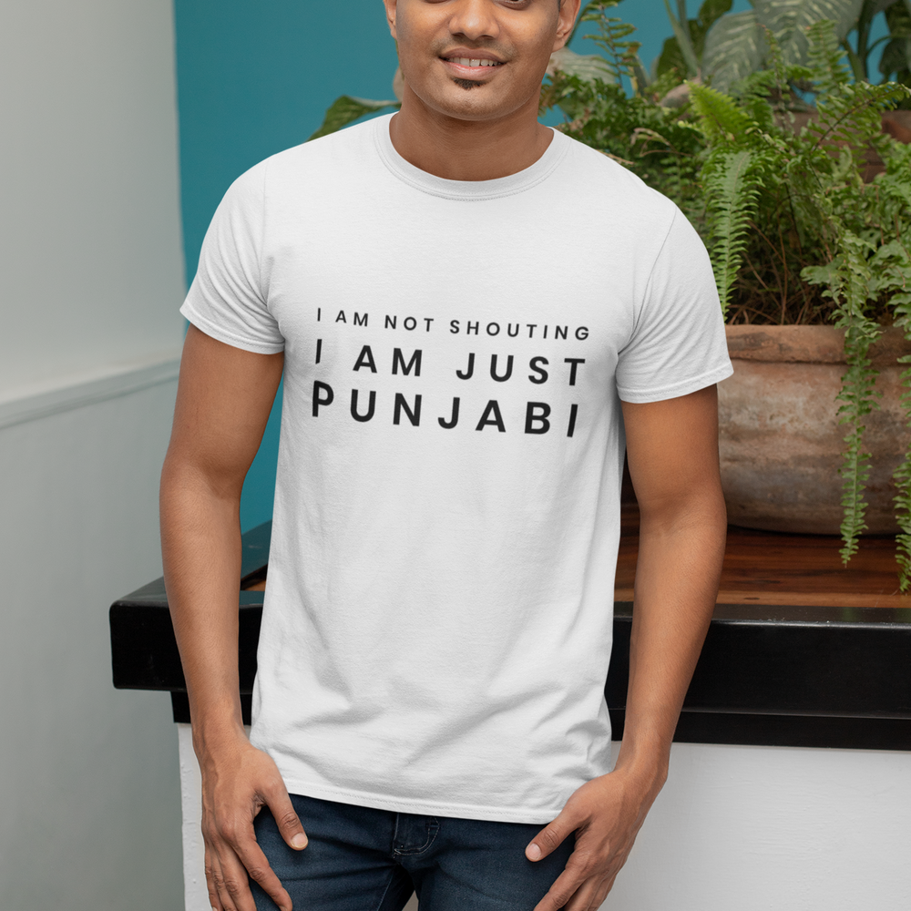 
                      
                        BASIC ESSENTIALS: I Am Not Shouting Punjabi Unisex T-Shirts
                      
                    