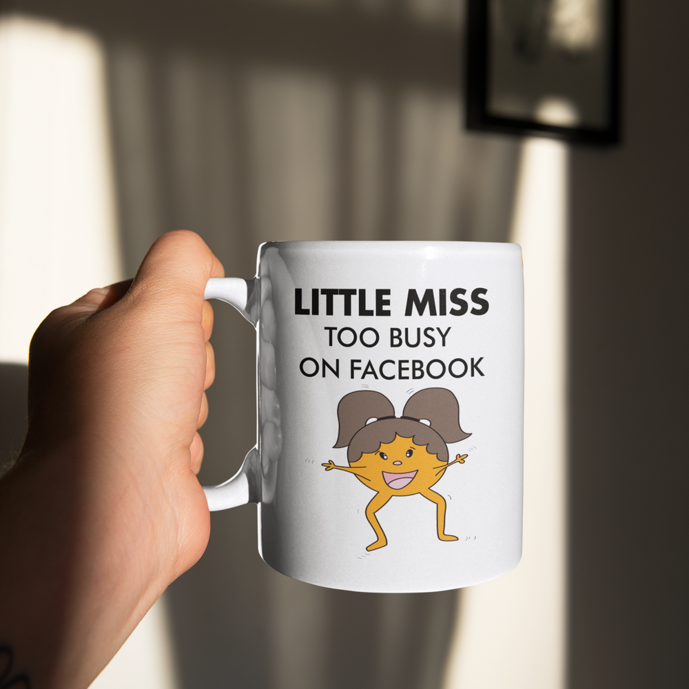 
                      
                        Little Miss Too Busy On Facebook Mug
                      
                    