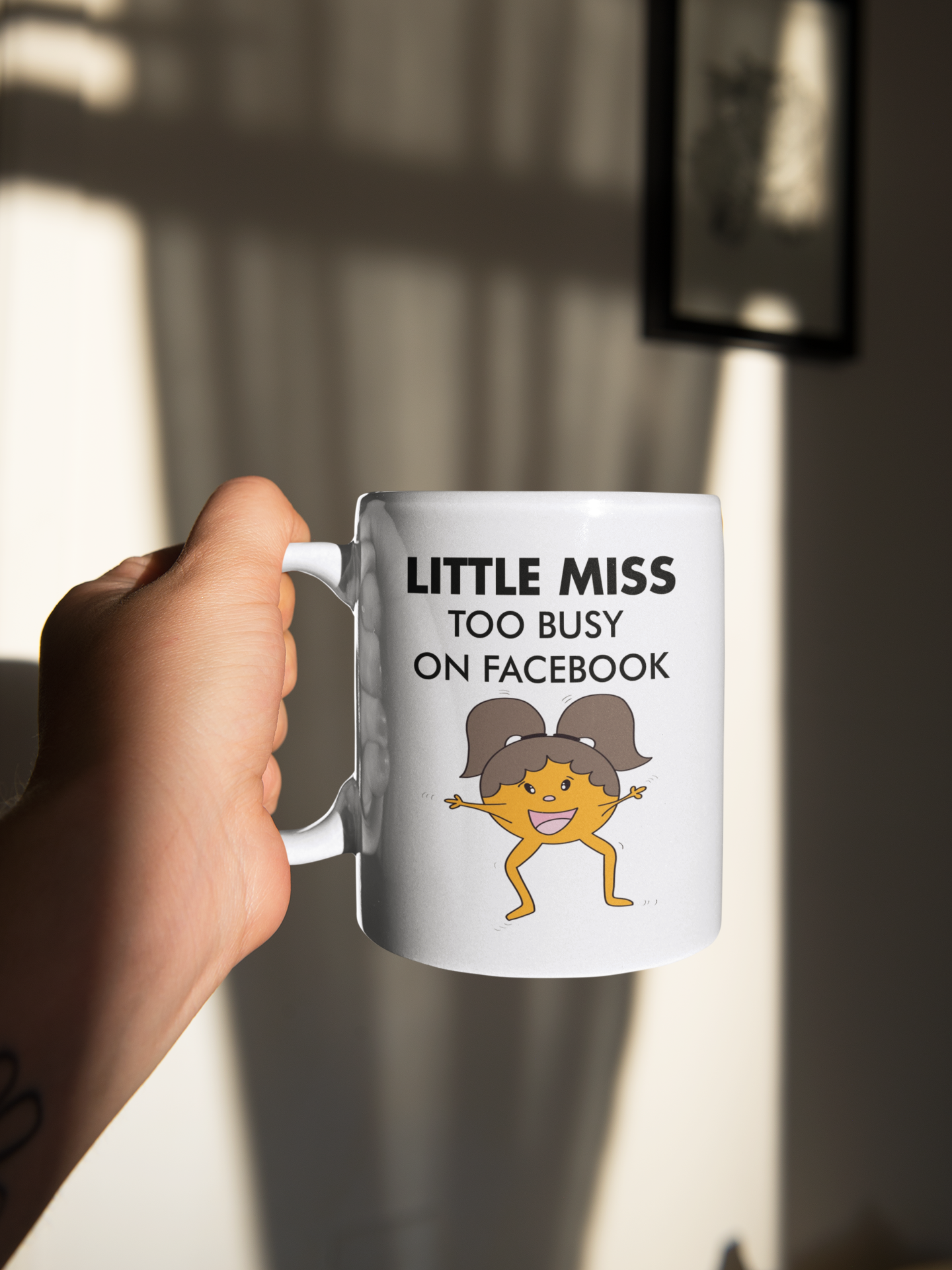 
                  
                    Little Miss Too Busy On Facebook Mug
                  
                