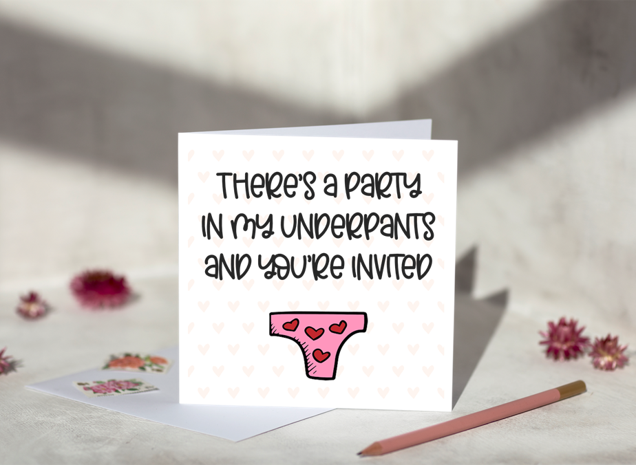 Underpants Greeting Card
