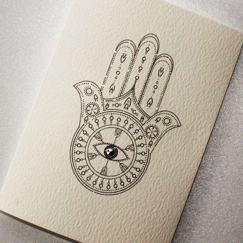 Hamsa Hand Greeting Card