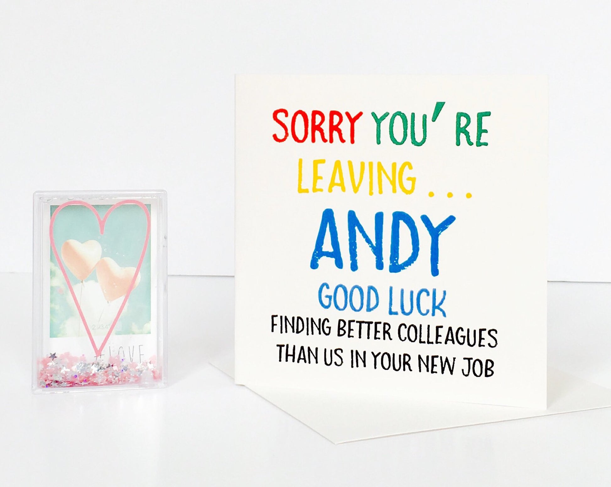 Sorry You're Leaving Card