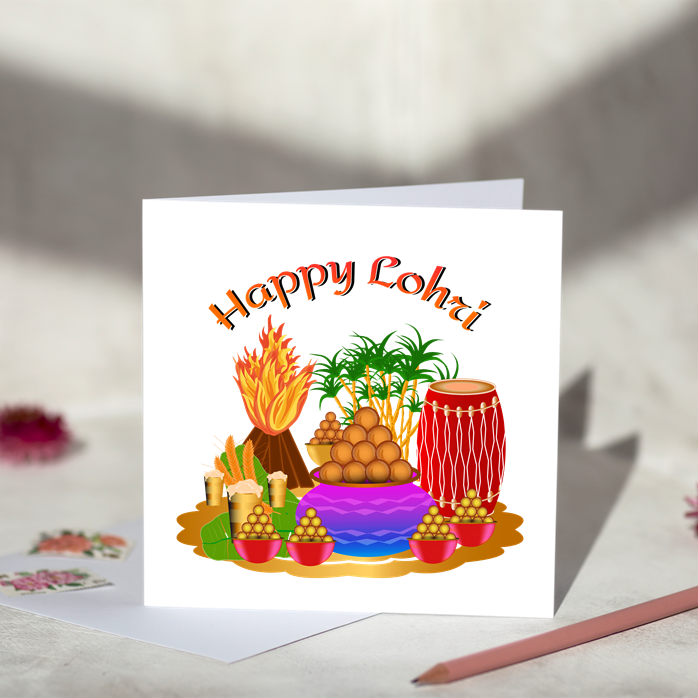 Happy Lohri  Greeting Card