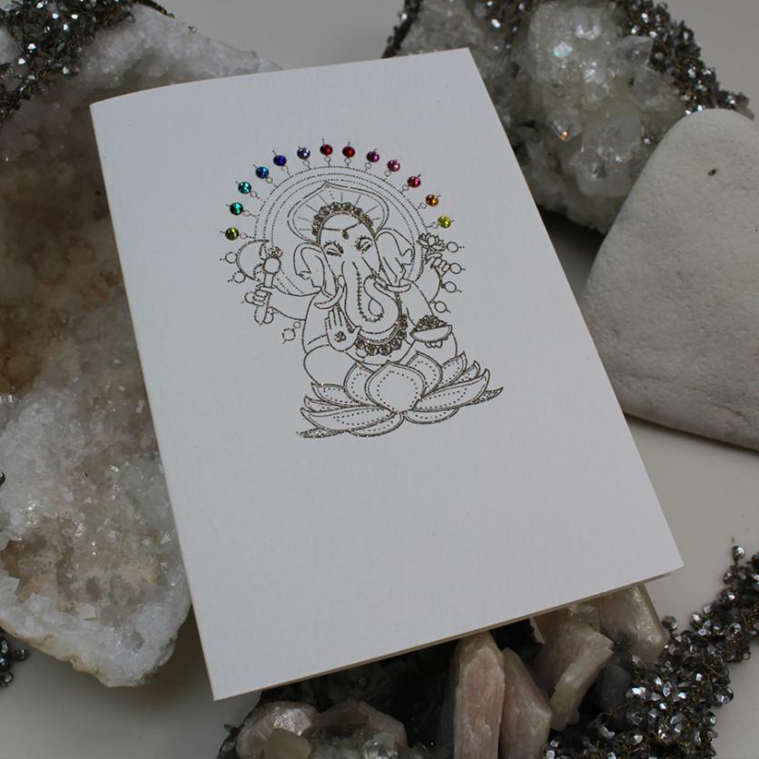 
                      
                        Swarovski Ganesh Greeting Card
                      
                    