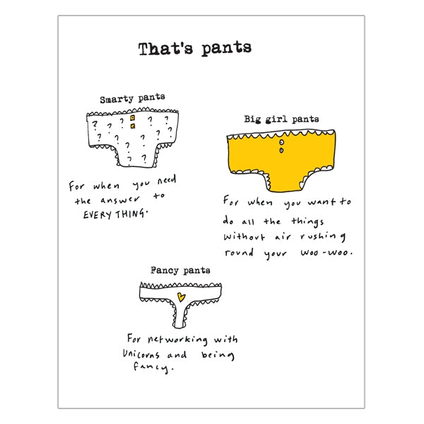 That's Pants Card