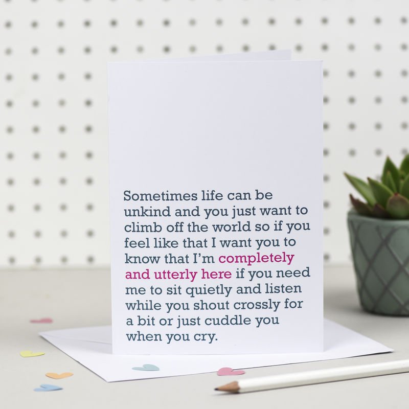 
                  
                    Completely And Utterly Here' Card
                  
                