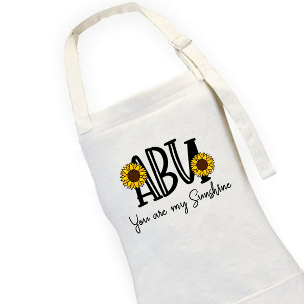 Abu You Are My Sunshine Linen Apron