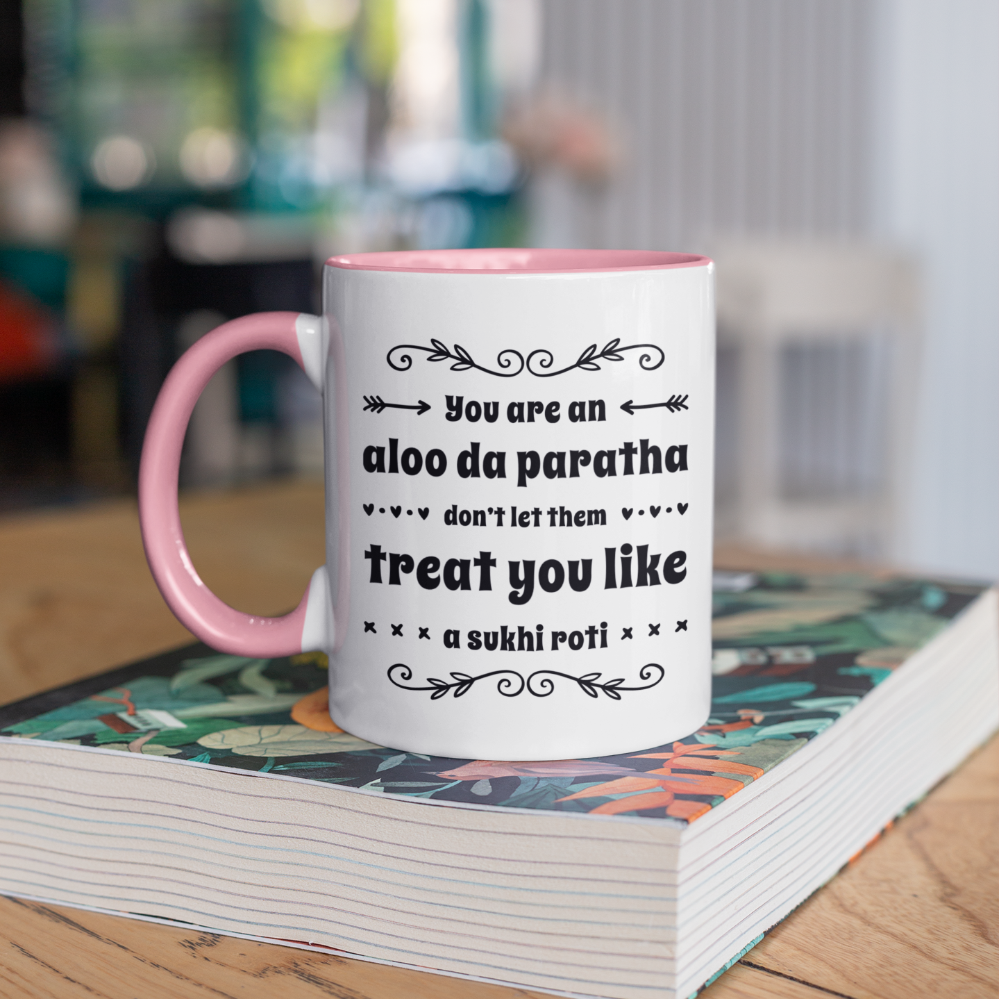 Aloo Paratha Sukhi Roti Mug