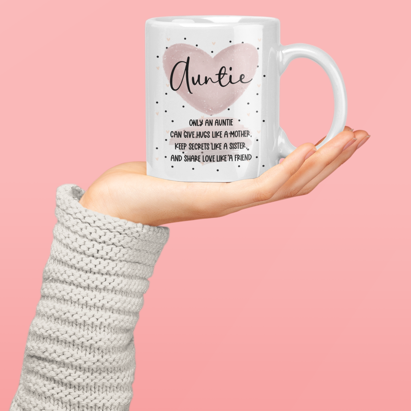 Can Give Hugs Like A Mother Auntie Mug