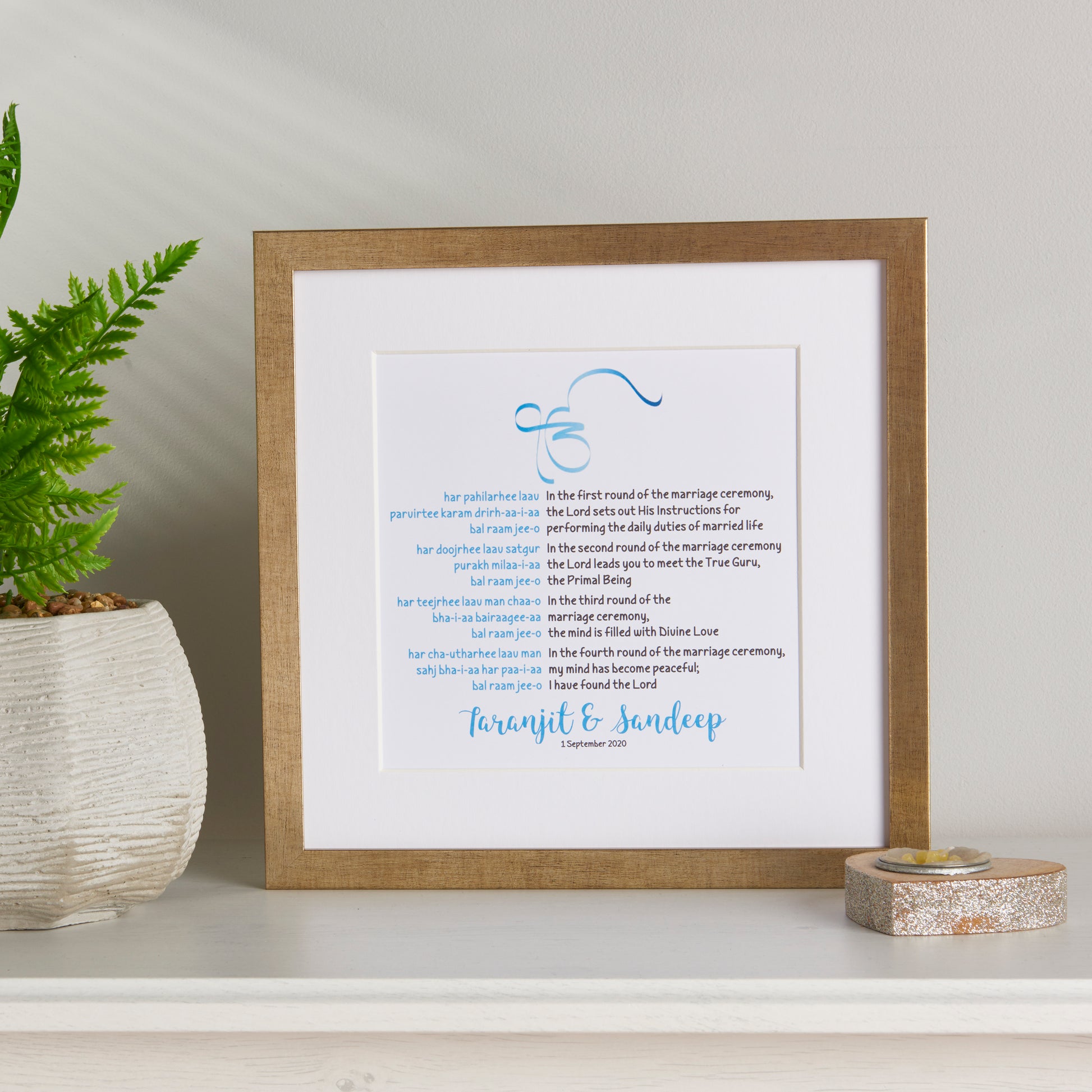 Anand Karaj Lavaan Frame