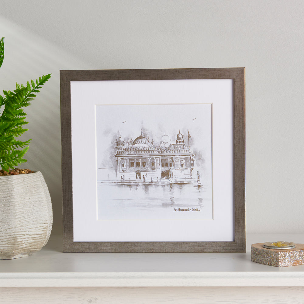 
                      
                        Sri Harmandir Sahib - Golden Temple In Black and White
                      
                    