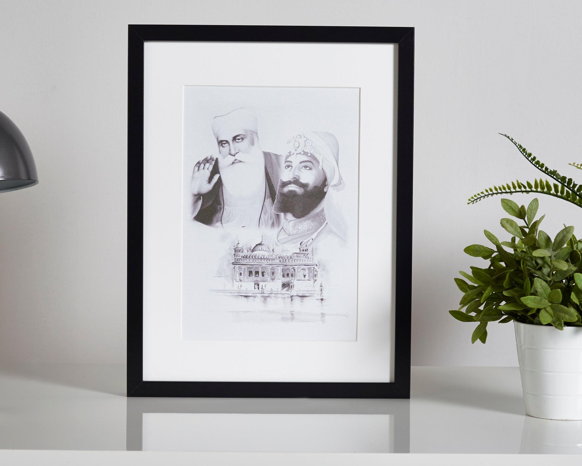 Guru Nanak Dev, Guru Gobind Singh and Golden Temple