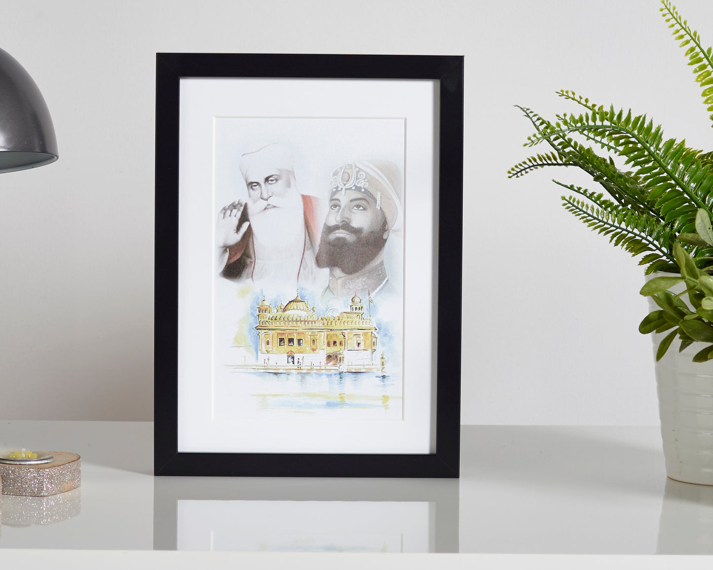 Guru Nanak, Guru Gobind and Golden Temple