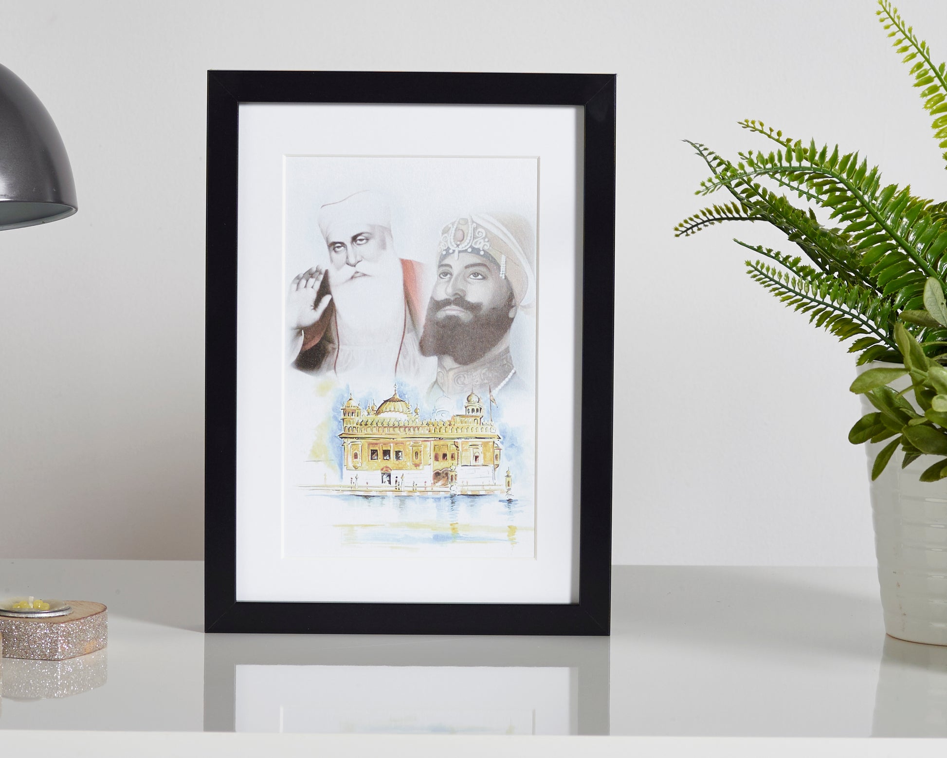 Guru Nanak Dev, Guru Gobind Singh and Golden Temple