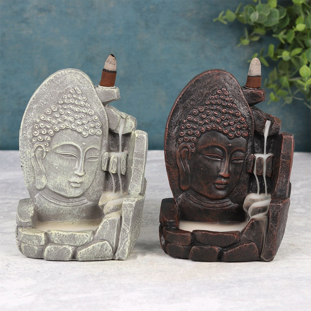 
                      
                        Bronze Face Buddha Backflow Incense Burner
                      
                    