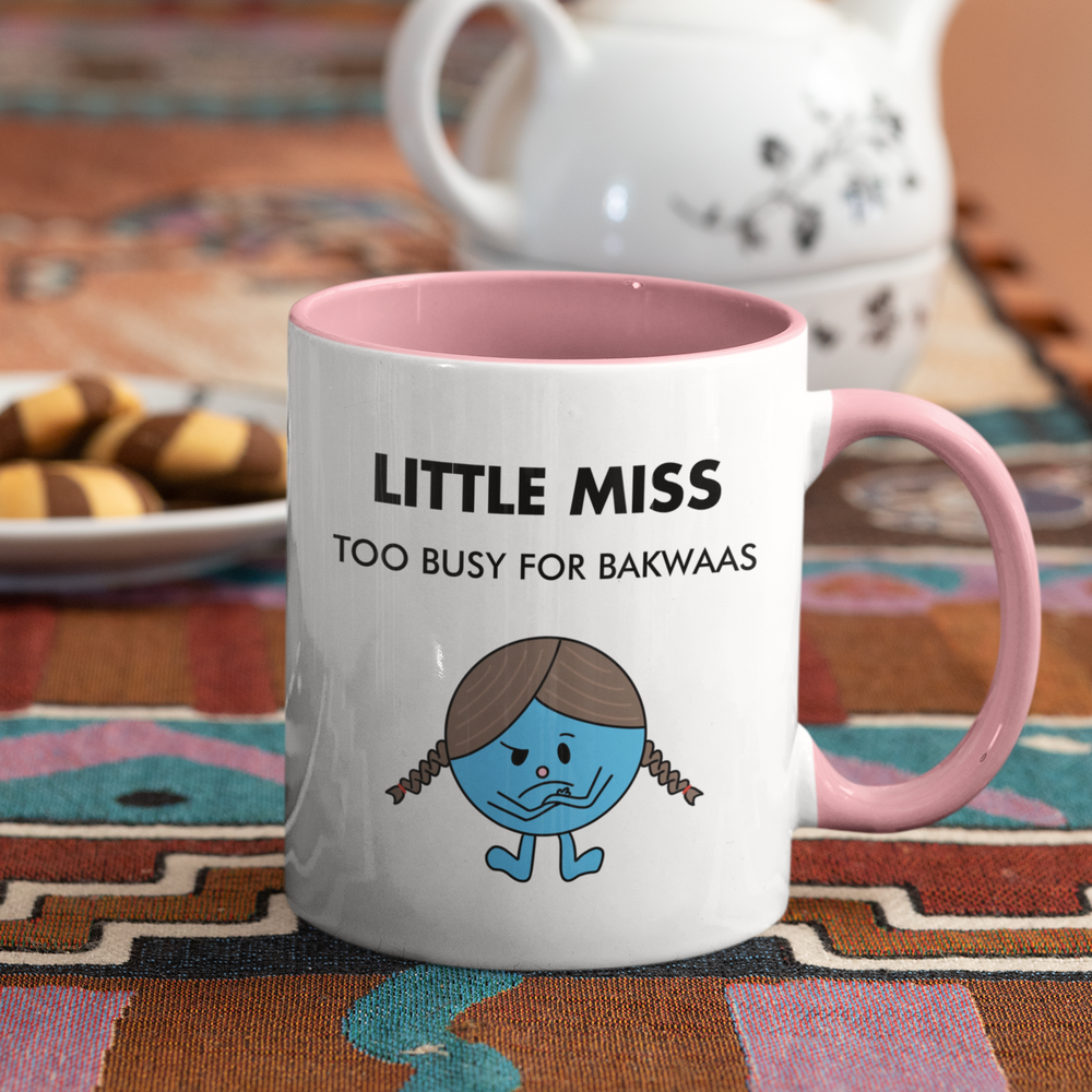 
                      
                        Little Miss Too Busy For Bakwaas Mug
                      
                    