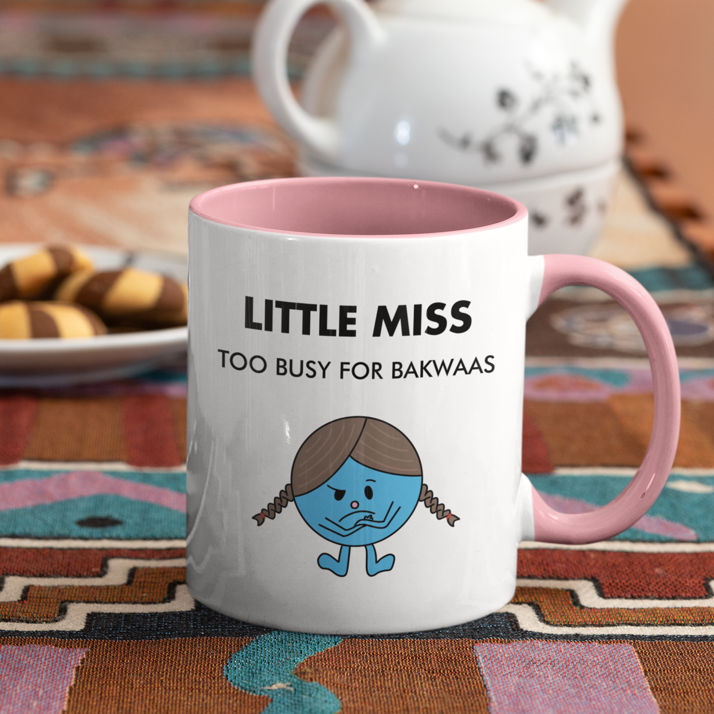 
                  
                    Little Miss Too Busy For Bakwaas Mug
                  
                
