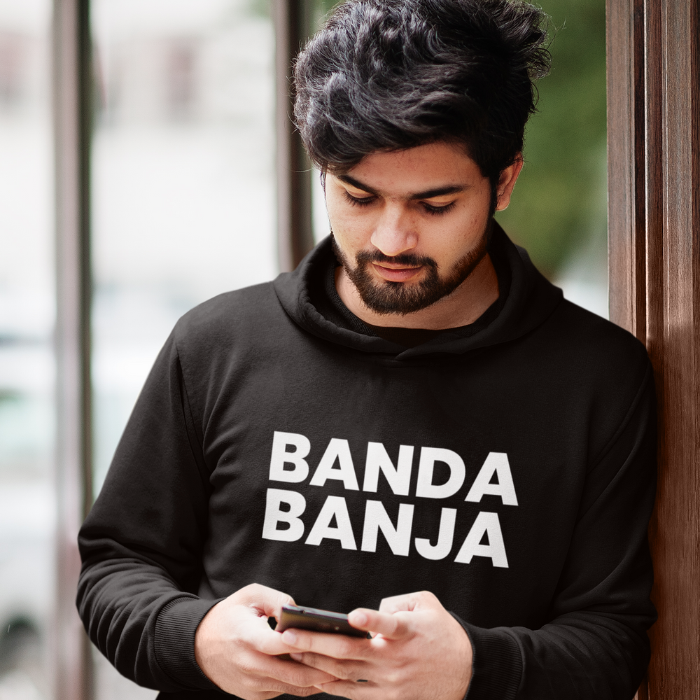 
                      
                        Banda Banja Unisex Hoodie - Black
                      
                    