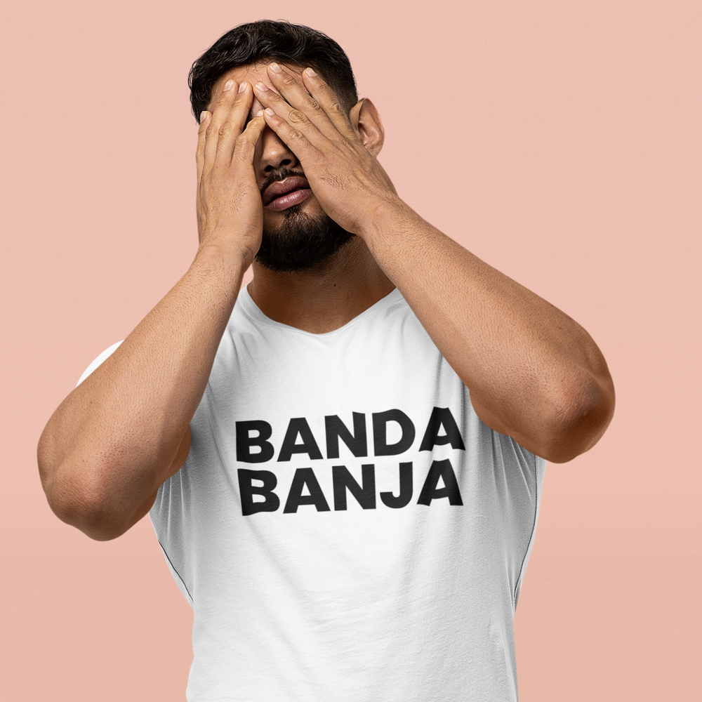 
                      
                        BASIC ESSENTIALS: Banda Banja Unisex Tee
                      
                    