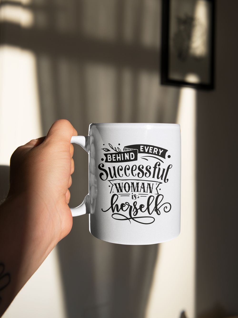 Behind Every Woman Mug
