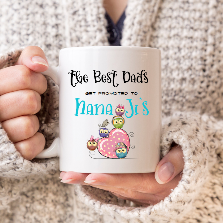 
                      
                        The Best Dad Gets Promoted To Personalised Mug
                      
                    