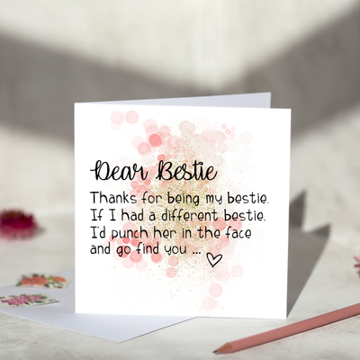 Dear Bestie Card