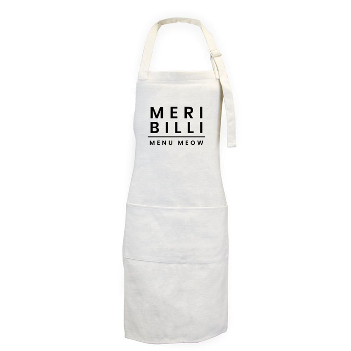 
                      
                        Meri Billi Menu Meow Unisex Apron
                      
                    