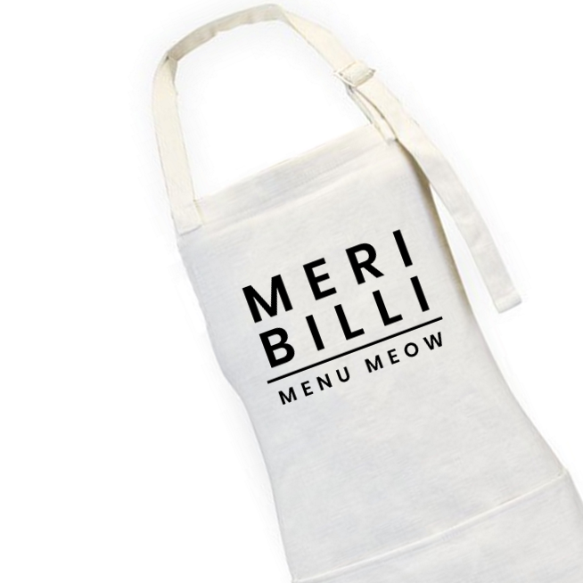 
                      
                        Meri Billi Menu Meow Unisex Apron
                      
                    