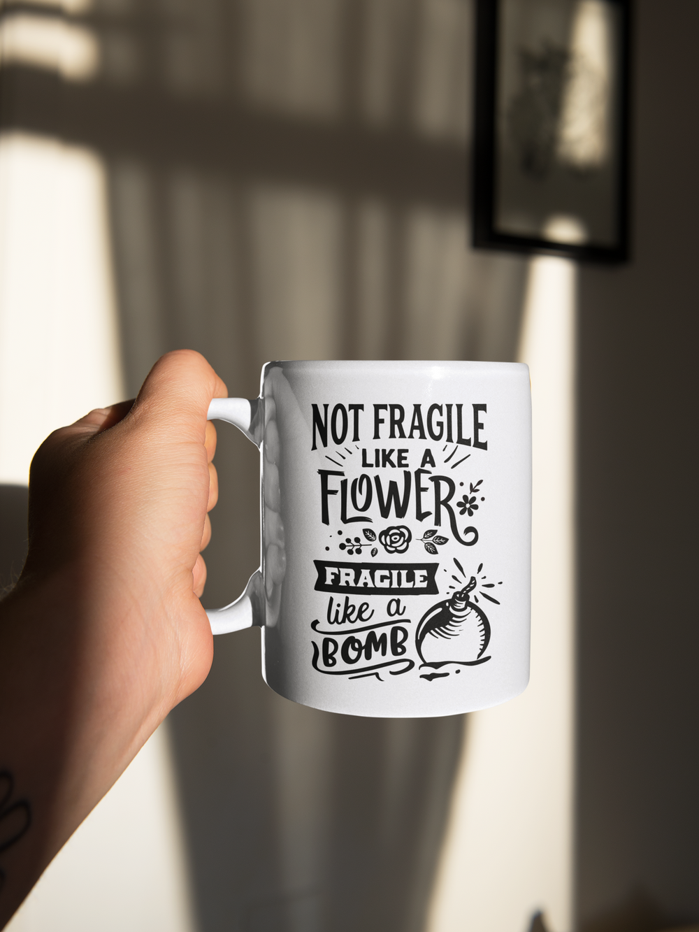 Fragile Like A Bomb Mug