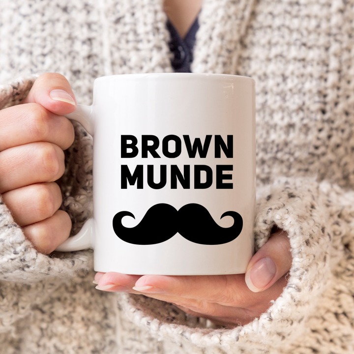 Brown Munde Male Mug