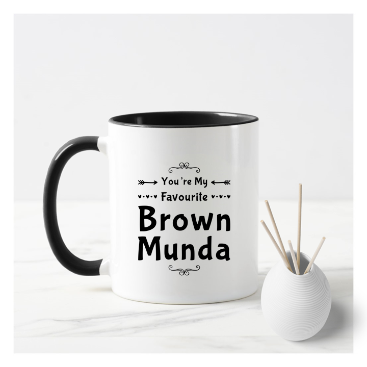 Favourite Brown Munda Mug
