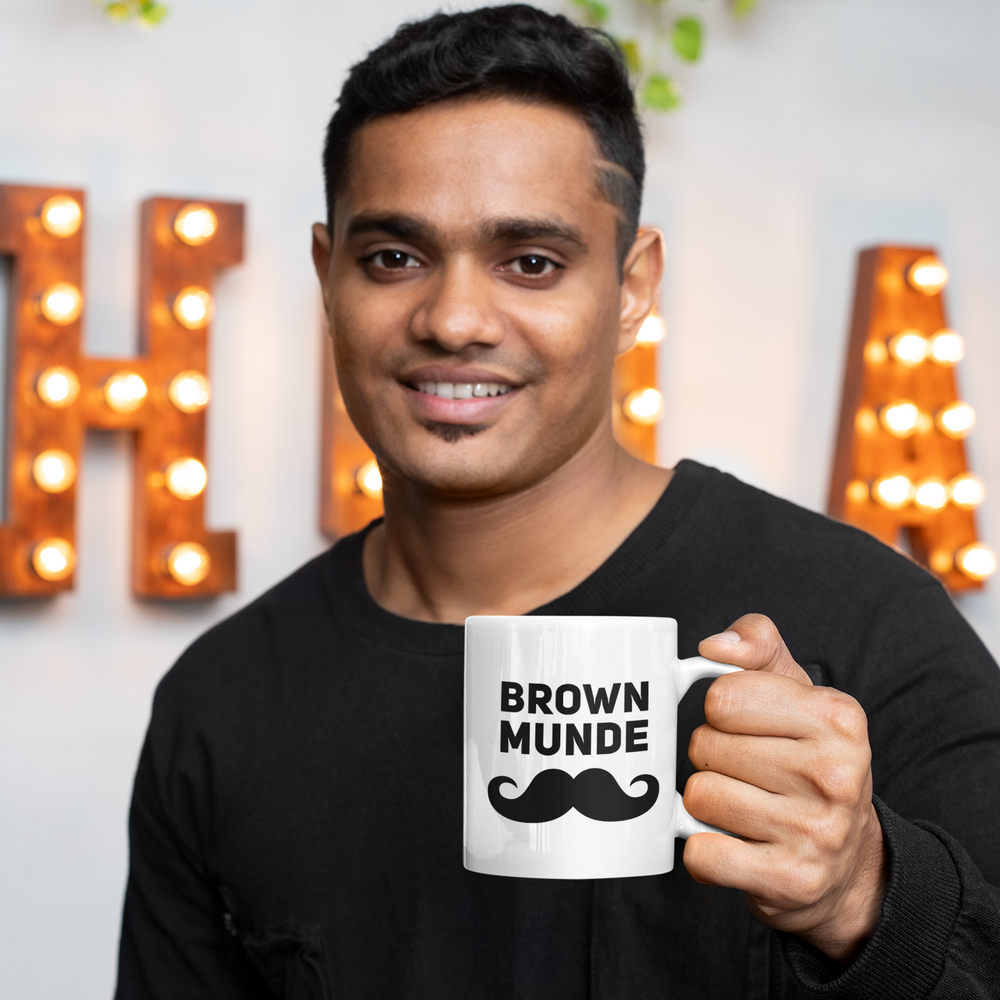 
                      
                        Brown Munde Male Mug
                      
                    