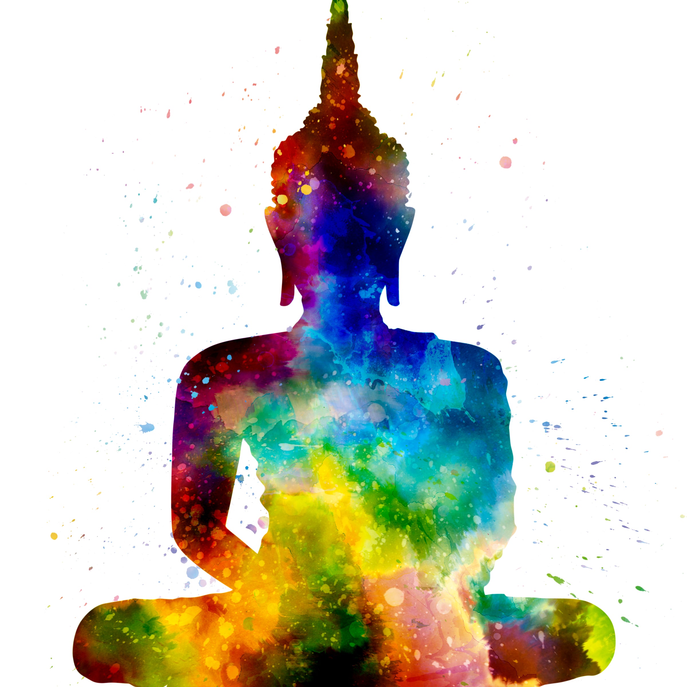 Buddha Watercolour Print or Framed