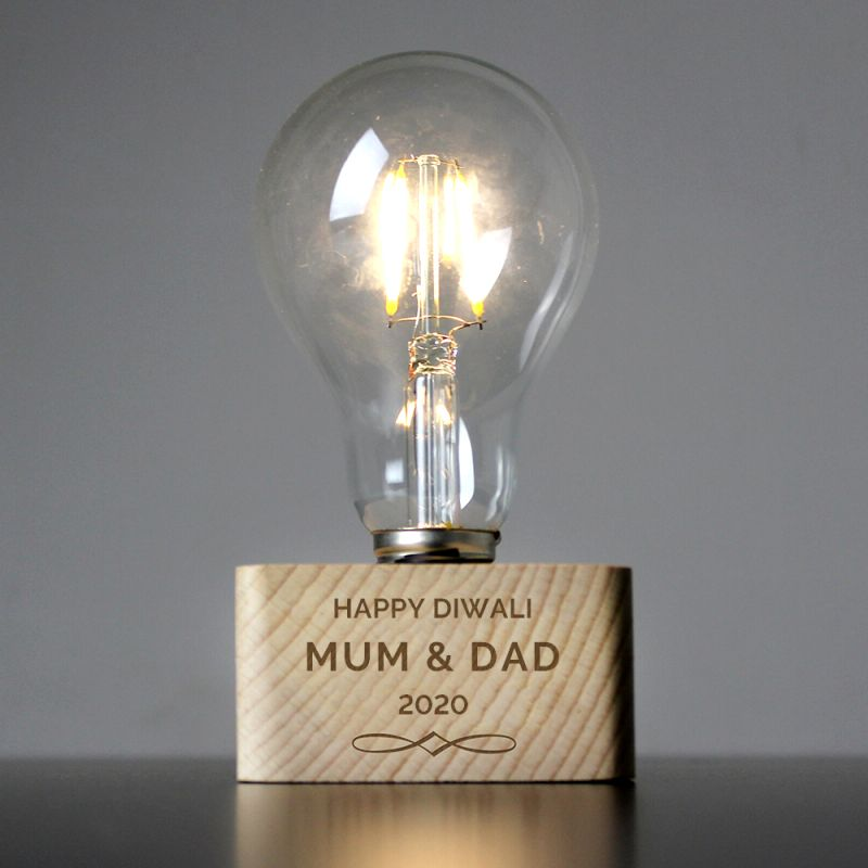 Personalised Decorative LED Bulb Table Lamp