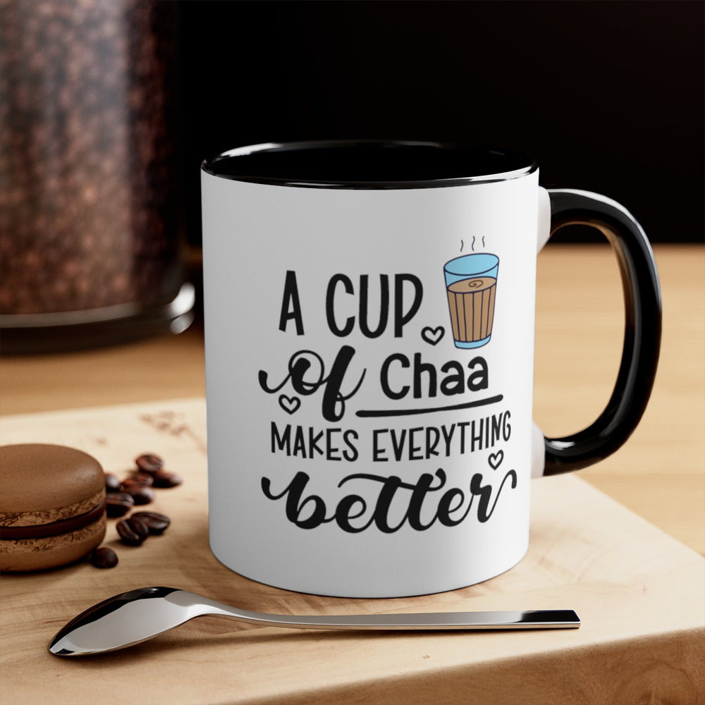 A Cup Of Chaa Mug Beauty and The Button